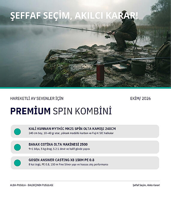 Ekim 2026 Premium Spin Kombini