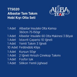 Albastar Tam Takım Hobi Kıyı Olta Seti - 360cm Kamışla - TTS020 - Thumbnail