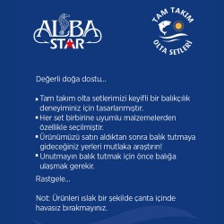 Albastar Tam Takım Hobi Kıyı Olta Seti - 360cm Kamışla - TTS020 - Thumbnail