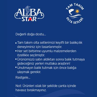 Albastar Tam Takım Hobi Kıyı Olta Seti - 300cm Kamışla - TTS004 - 2