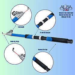 Albastar Tam Takım Hobi Master Kıyı Olta Seti – İp Misinalı – 300 cm - TTS104 - 3