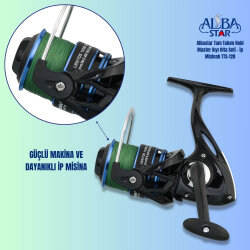 Albastar Tam Takım Hobi Master Kıyı Olta Seti – İp Misinalı – 360 cm - TTS120 - 2
