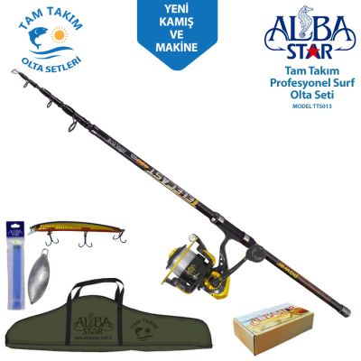Albastar Tam Takım Profesyonel Surf Olta Seti TTS013 - 1
