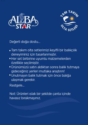 Albastar Tam Takım Profesyonel Surf Olta Seti TTS013 - 3