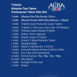 Albastar Tam Takım Profesyonel Tekne Olta Seti TTS003 - Thumbnail