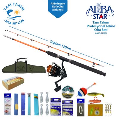 Albastar Tam Takım Profesyonel Tekne Olta Seti TTS003 - 1