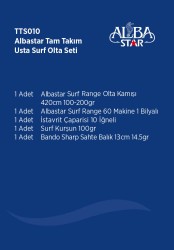 Albastar Tam Takım Surf Usta Olta Seti TTS010 - Thumbnail