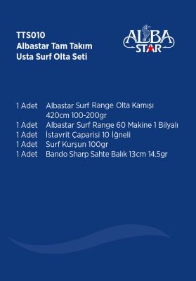 Albastar Tam Takım Surf Usta Olta Seti TTS010 - 2