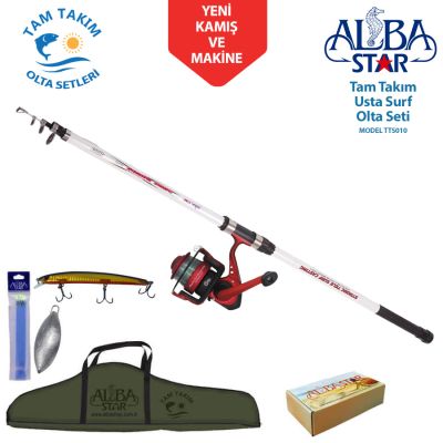 Albastar Tam Takım Surf Usta Olta Seti TTS010 - 1