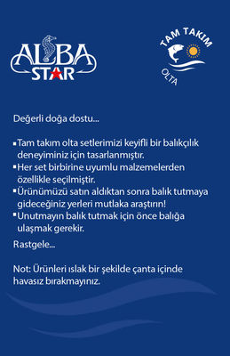 Albastar Tam Takım Surf Usta Olta Seti TTS010