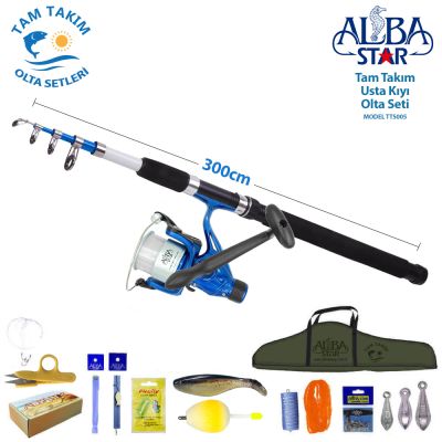 Albastar Tam Takım Usta Kıyı Olta Seti TTS005 - 1
