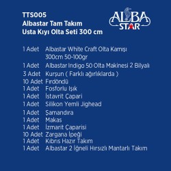 Albastar Tam Takım Usta Kıyı Olta Seti TTS005 - Thumbnail