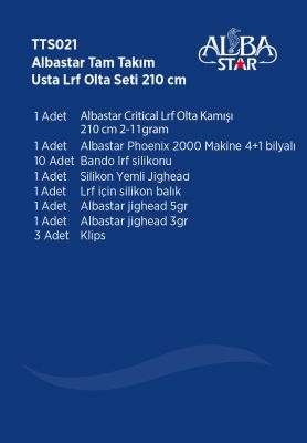 Albastar Tam Takım Usta Lrf Olta Seti TTS021 - 2