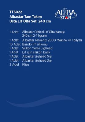 Albastar Tam Takım Usta Lrf Olta Seti TTS022