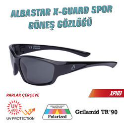 Albastar XP-Guard Spor Güneş Gözlüğü UV400+Polarize+TR90 - Thumbnail