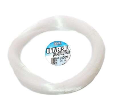 Asso Universal Çile 2000mt Monofilament Misina Beyaz - 1