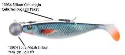 Balzer 13934 Spiral Vidalı Silikon Yem İçin Jig Kafa - 3