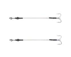 Balzer 13936 Silikon Yemler İçin Çelik Telli Rigs 2li Paket - 1