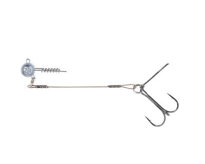 Balzer 16100 Silikon Yemler İçin Çelik Telli Spiral Kafa Rig 55cm - 1