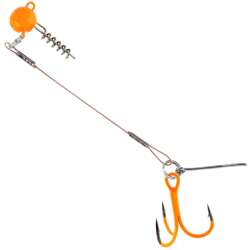 Balzer 16133 Silikon Yemler İçin Çelik Telli Spiral Kafa Rig UV Active 55cm - 3