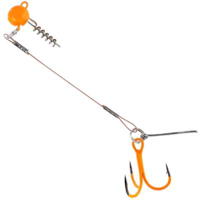 Balzer 16133 Silikon Yemler İçin Çelik Telli Spiral Kafa Rig UV Active 55cm - 3