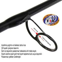 Captain 1368 Rubby 2 Parça Spin Kamış 5-20gr Atar - 3