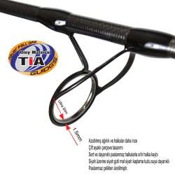 Captain 1369 Regnum 265cm 2 Parça Spin Kamış 40-80gr Atar - 6