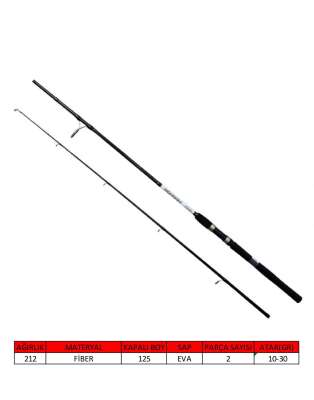 Captain 1458 Fanatic Spin 2 Parça Spin Kamış 10-30gr Atar - 1