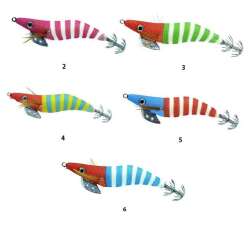 Captain 3005 Kalamar Zokası 10cm Striped Body Squid - Captain