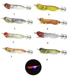 Captain 3016 Işıklı Kalamar Zokası 8cm Fukado Squid - Captain