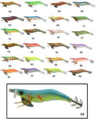 Captain 3017 Kalamar Zokası 10cm Wanted UV Squid Size 25 - 22