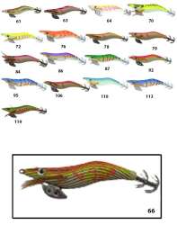 Captain 3017 Kalamar Zokası 10cm Wanted UV Squid Size 25 - 15