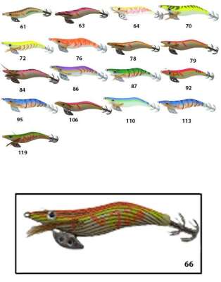 Captain 3017 Kalamar Zokası 10cm Wanted UV Squid Size 25 - 15