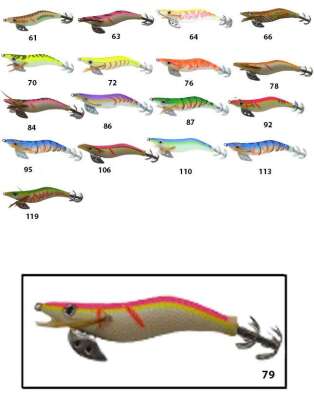 Captain 3017 Kalamar Zokası 10cm Wanted UV Squid Size 25 - 11