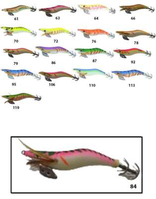 Captain 3017 Kalamar Zokası 10cm Wanted UV Squid Size 25 - 10