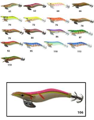 Captain 3017 Kalamar Zokası 10cm Wanted UV Squid Size 25 - 5