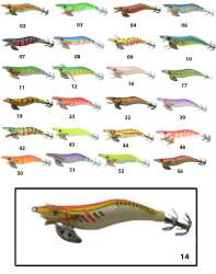 Captain 3017 Kalamar Zokası 10cm Wanted UV Squid Size 25 - 38