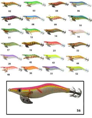 Captain 3017 Kalamar Zokası 10cm Wanted UV Squid Size 25 - 33