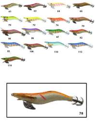 Captain 3017 Kalamar Zokası 10cm Wanted UV Squid Size 25 - 32