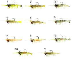 Captain 3049 Magic Shrimp 3D Silikon Karides 76mm 55gr Suni Yem - 6