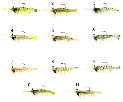 Captain 3049 Magic Shrimp 3D Silikon Karides 76mm 55gr Suni Yem - 6