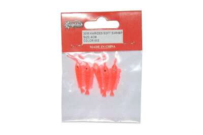 Captain 3050 Silikon Karides 4cm Suni Yem 5li Paket - 2