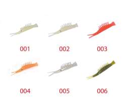 Captain 3052 Silikon Karides 6cm Suni Yem 5li Paket - 7