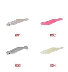 Captain 3056 Silikon Karides 8cm Suni Yem 5li Paket - Captain