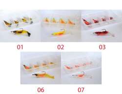 Captain 3062 Silikon Karides 55cm Suni Yem 5li Kutu - Mutant