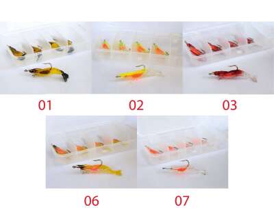 Captain 3062 Silikon Karides 55cm Suni Yem 5li Kutu - 6