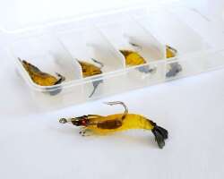 Captain 3062 Silikon Karides 55cm Suni Yem 5li Kutu - 1