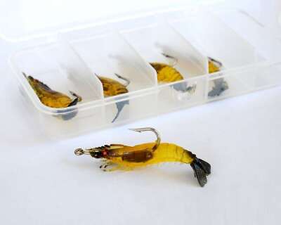 Captain 3062 Silikon Karides 55cm Suni Yem 5li Kutu - 1