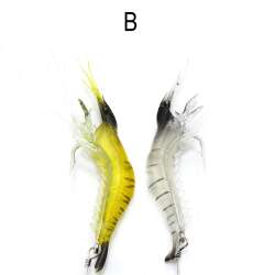 Captain 3063 Silikon Karides Takım 10cm Suni Yem 2li Set - 5