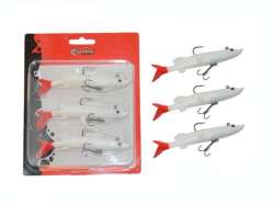 Captain 3067 Pluse Soft 12cm Turna Silikonu 3lü Set Suni Yem - 2